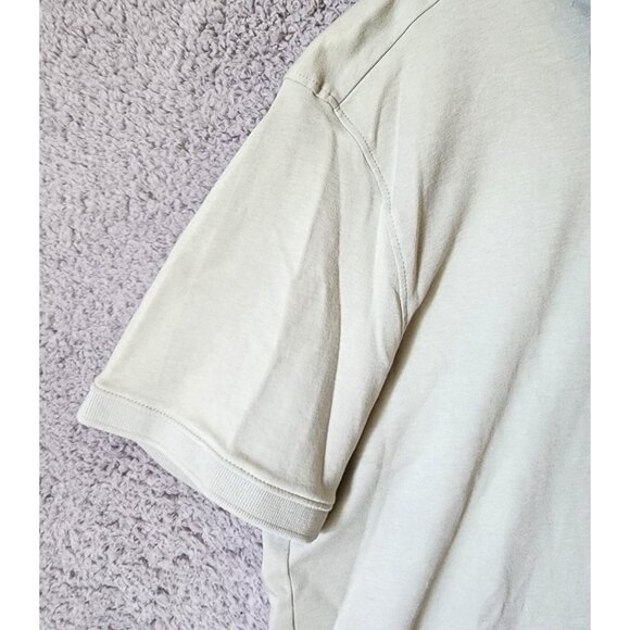 Calvin Klein Liquid Touch Green Embroidered Logo Polo Shirt Size Large Cotton - Picture 4 of 10